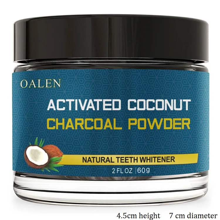 activated coconut charcoal powder