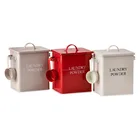 Household Container Household Large Metal Laundry Powder Box Storage Tin Container
