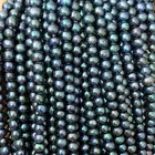 Pearls Factory Offer Fashion Handmade Jewelry Raw Material Black Tahitian Loose Pearls