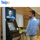 Self service card dispenser and ID card scanner touch screen kiosk for hotel check in