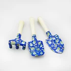 Tools Set 3 Garden Tool Set Mini Size Novelty Printed 3 Piece Kids Garden Tools Set