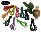 String Elastic Cord With Barb 2mm Polyester Elastic String Notebook Elastic Cord With 2 End Barbs Clip/ Hook/tips