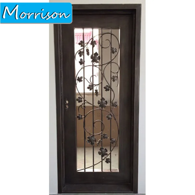 Modern House Iron Single Door Design View Iron Door Morrison Cheap Catalogue Product Details From Guangzhou Morrison Building Materials Co Ltd On Alibaba Com