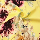 High Quality Ankara Fdy With Knitting Moss Crepe Fabric Flower Print Fabric For Women Dress