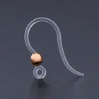 Earring Wire Hook Earring Hypoallergenic Resin Earring Hook Plastic Earring Wire With Golden Ball