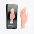 Hand Movable Practice Trainer Hand Plastic Soft Hand For Nails With Positional Fingers