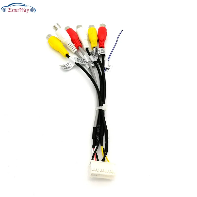 20pin Audio Radio Rca Cable Wire 