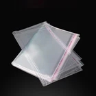 Opp Resealable Cello Bags Wholesale Clear Self Seal Adhesive Cello Cellophane Resealable Plastic OPP Bag A3 A4 DL