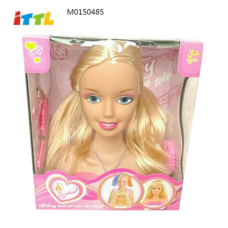 Popular Makeup Doll Head For Kids Half-length Beauty Doll Set - Buy Hair  Styling Doll Head,Hhead Doll Makeup,Doll Playset Hair Doll For Girls  Product on 