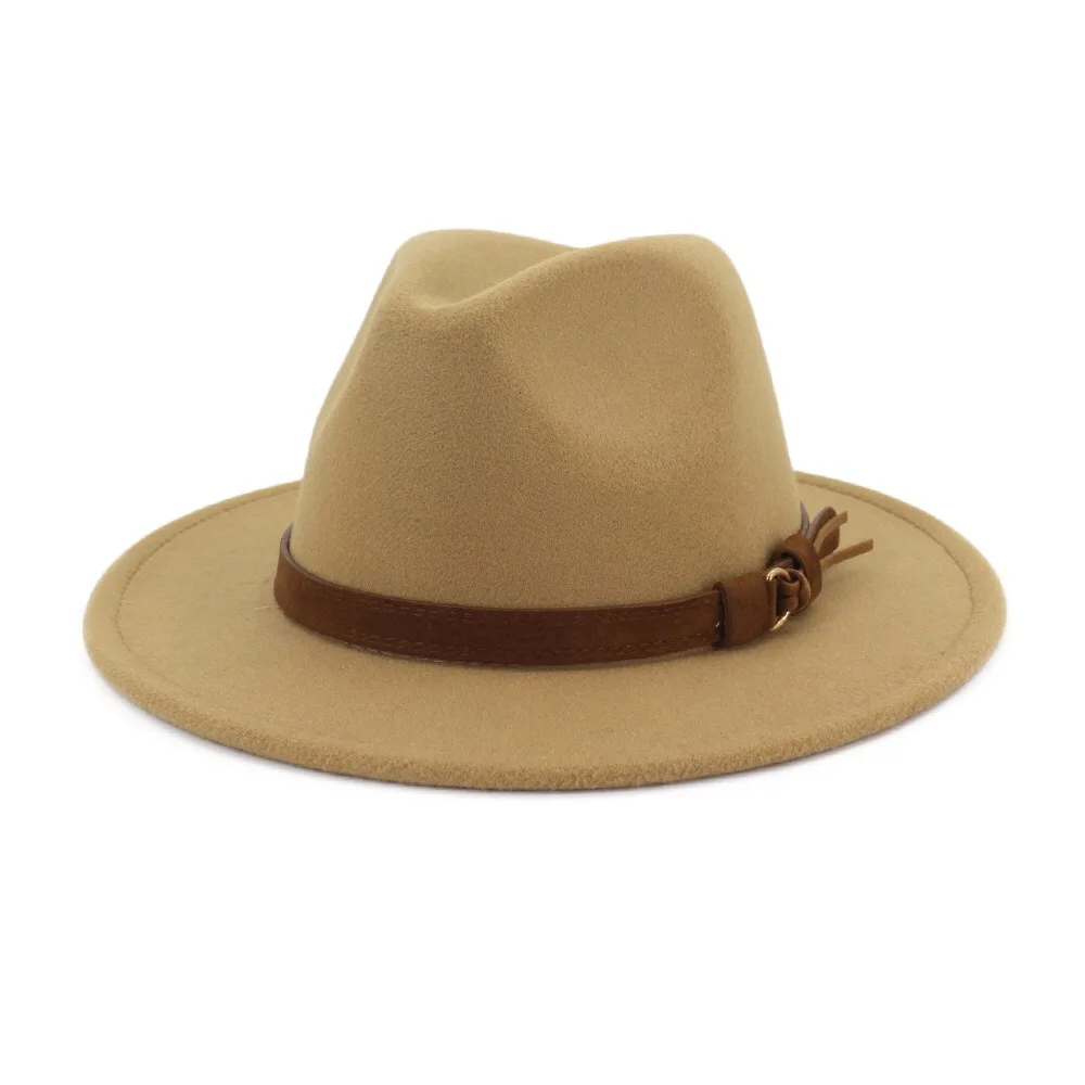 New Handmade Leather Decor Fedora Hat 