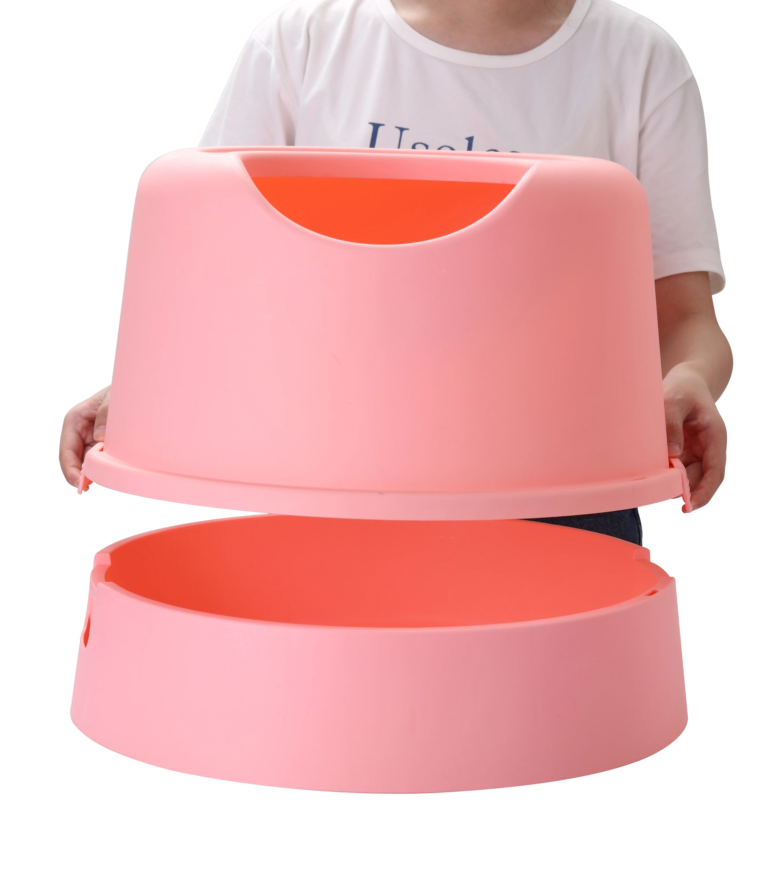 circular cat litter box