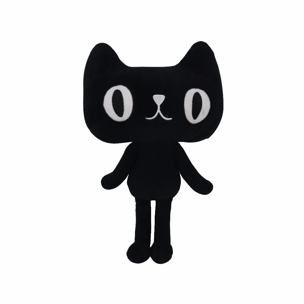 black cat plush