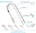 Led 1 Led 140lm/w Magnetic Led Light Strip 4' 1 Driver With 1/2/3/4 Strips Led Troffer Retrofit Kit