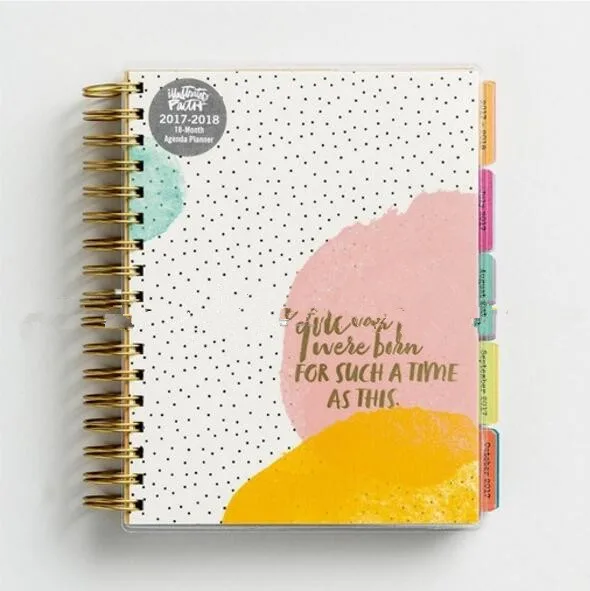 Pvc Protection Cover 18 Monthly Agenda Planner - Buy 18 Month Agenda,Monthly Planner,Customized Notebook Product on Alibaba.com