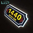 Door Number Sign Numbers Hotel Personalized Door Number Sign Metal House Numbers Sign
