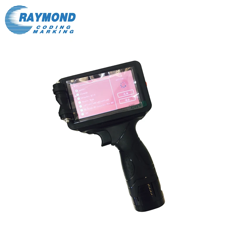 date printing machine on plastic bag