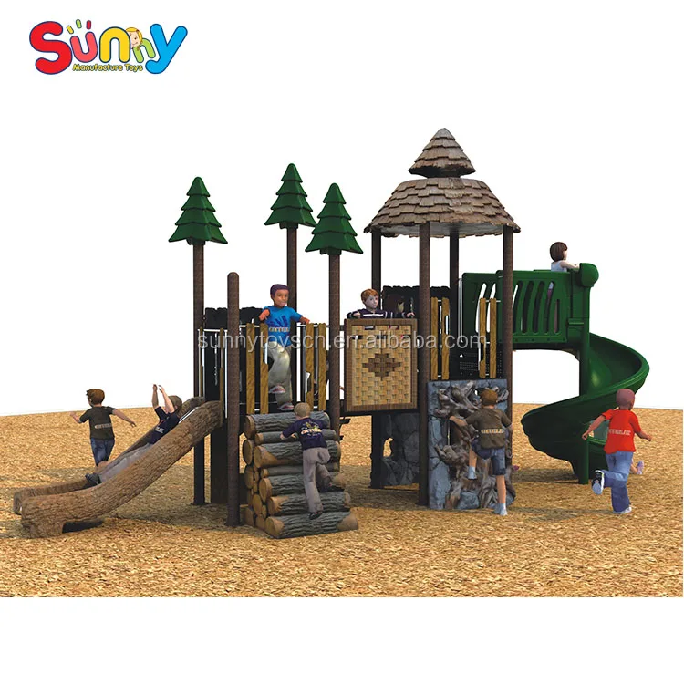 childrens garden playhouse with slide