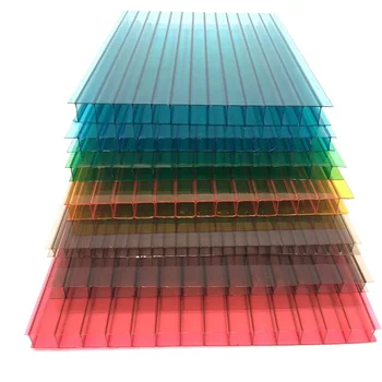 Heat resistant hollow polycarbonate sheet plastic types of greenhouse thin sheeting