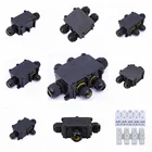 Terminal Block Junction Box Ip68 Underwater 4M Ip68 Waterproof Quick Connect Terminal Block Junction Box