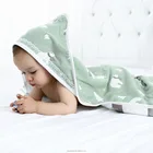 Hooded Bath Towel Babies Bath Towels 100% Cotton High Quality 3 Layer Gauze 100% Cotton Hooded Baby Bath Towel