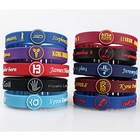 Rubber Wristbands Professional Custom Romantic Love Thematic Rubber Silicone Wristbands With Paper Card