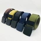 Mens Belt Belts Belt Wholesale Outdoor Mens Automatic Buckle Canvas Belt Fabric Webbing Belts
