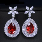Gorgeous Gemstone CZ Cubic Zirconia Earring Fashion Show Evening Dress Prom Earrings