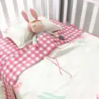 High Quality 100% Cotton Nondisposable Crib Fitted Sheets 3 Piece Crib Bedding Set