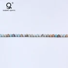 Multi Color Natural Matte Frosted Gems Stones Beads Jewelry