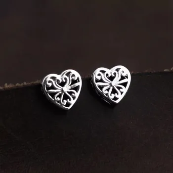 2019 hottest heart stud earrings 925 sterling silver earrings for women jewelry