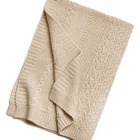 Blanket Cashmere Throw Blanket Warm Soft Luxury Cable Knit Cashmere Blanket Throw Blanket For Bed Cover