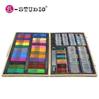 Art Set Wooden New Arrival Set 50pc 100pc 200p Faber Castel Wood Cherry Cute Pencils School Painting Art Kits For Adults