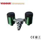 Female Click Type Medical Gas Double Quick Connect Adaptor