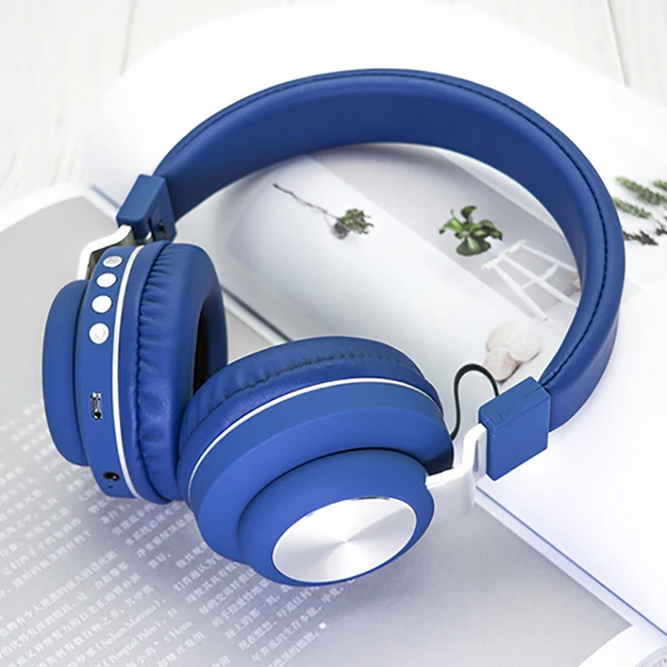 noise cancelling foldable stereo wireless headset with