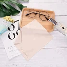 Cleaning Screen Cleaning Cloth New Products Solid Color Microfiber Cleaning Cloth With Silk Screen Printed Logo