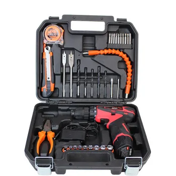 multifunctional repair household power hand tool kit/tool box set