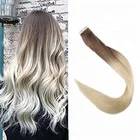 Hair Extensions Extentions Tape In Extensions Russian Hair Blond Virgin Human Double Drawn Cuticle Aligned Remy Russian Ombre Tape In Hair Extensions Tape Extentions