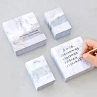 School Wholesale Custom Paper School Schedule Shopping List Marble Memo Note Pad