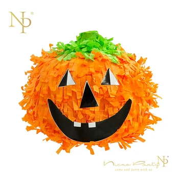 Nicro Wholesale Manufacture Oem Shaped Party Decoration Kid 6 Inch Cheap Custom Baby Kids Toy Halloween Pumpkin Party Pinata