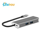 Sd Card Aluminum Case 5IN1 Multiport USB 3.1 Gen1 Type C Adapter With PD3.0 2USB 3.0 Ports SD/Micro SD Card Reader