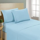 Cotton Flat 100% Cotton Sheet Wholesale Queen Size 200TC Solid Color 100% Cotton Hotel Flat Bed Sheet