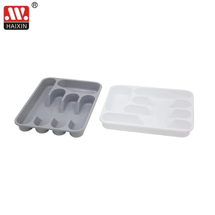 New design kitchen plastic racks glossy surfacedish storage tray knife spoon plate