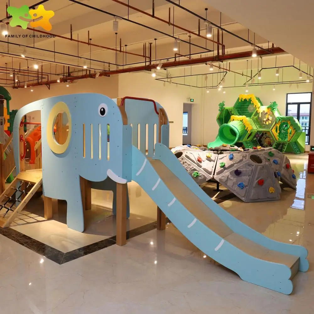 indoor wooden playground