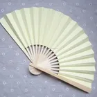 23cm Paper Fan Paper Fan High Quality 23cm Handmade Bamboo Paper Fan Perfect Wedding Fan Favors