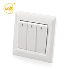Modern Switch Modular Switches MG Supply Modern 3 Gang 220 250 Volt Multi Modular Electrical Wall Light Switch