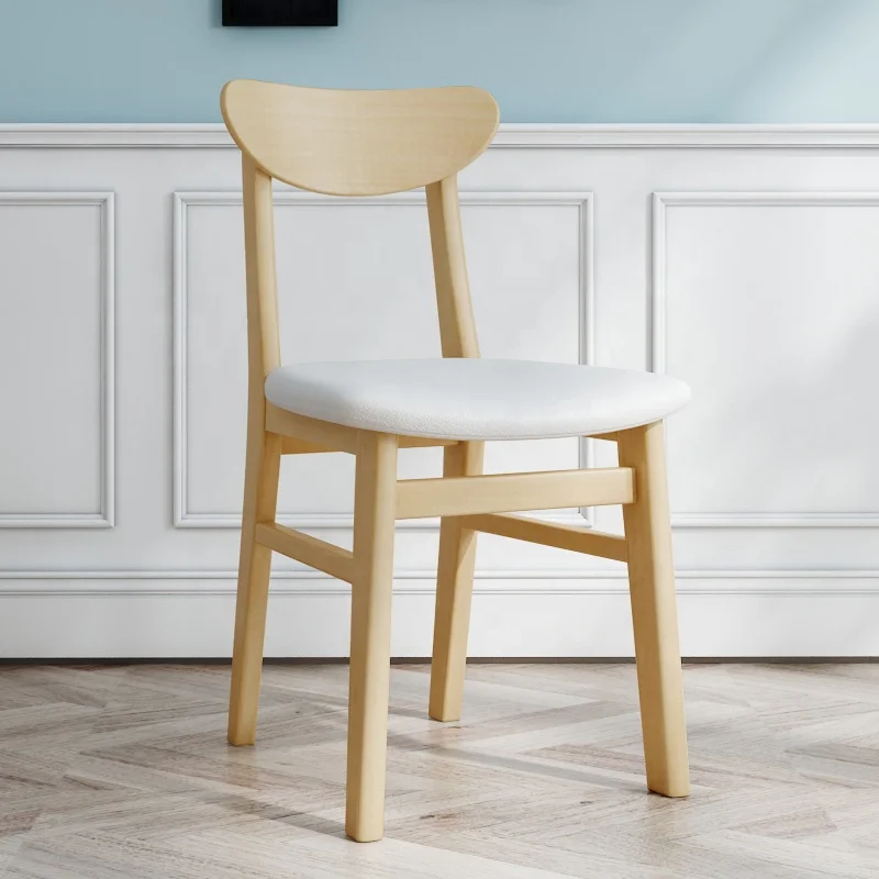 Jasiway modern dining room furniture  armless wood restaurant dining chairs