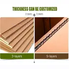Double Paper Cardboard Paper Sheet Customized 5ply Double Wall Corrugated Cardboard Corrugated Paper Sheet