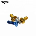 Titanium Bolts Titanium Alloy Titanium M5X12 Titanium Anodized Titanium Steering Wheel Bolts