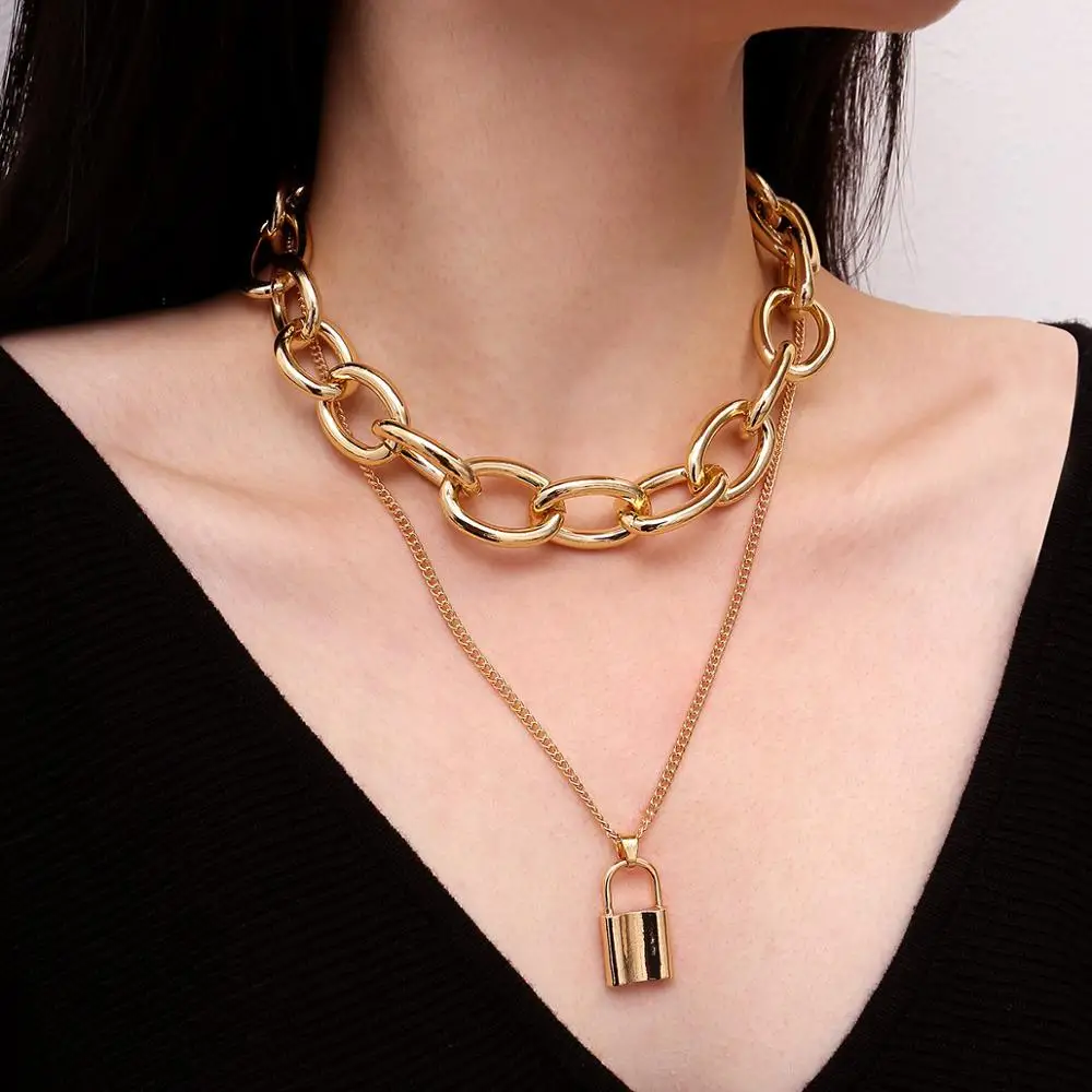 Fashion Jewellery Lock Charm Pendant 