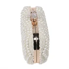 Beaded Clutch Bag Beadedclutch Elegant Chic Gionar Wholesaler Handmade White Pearl Crystal Beaded Evening Clutch Luxury Bag India